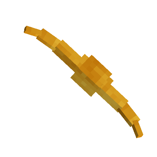 Golden pickaxe head