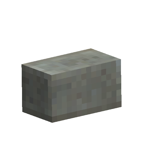 Raw blue brick
