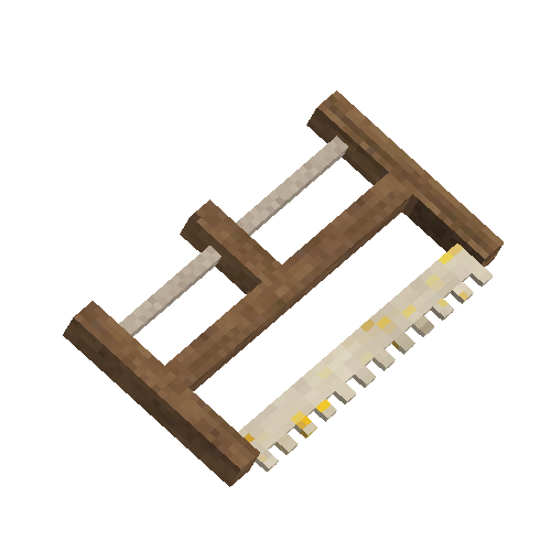 Meteoric iron saw