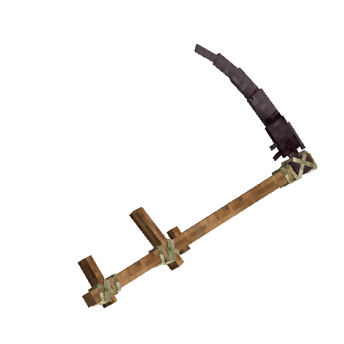 Black bronze scythe