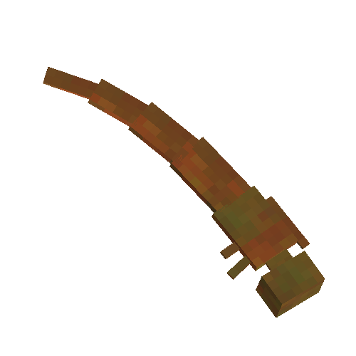 Bismuth bronze scythe head