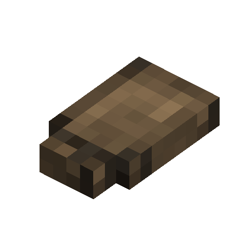 Fired brown ceramic shingle
