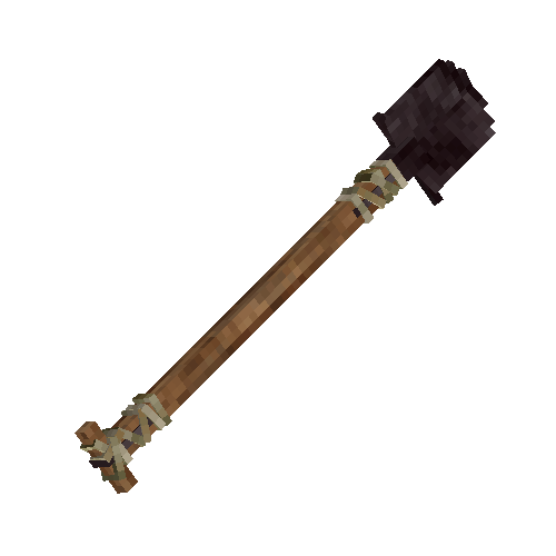 Black bronze shovel