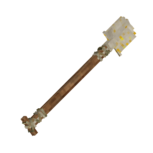Meteoric iron shovel