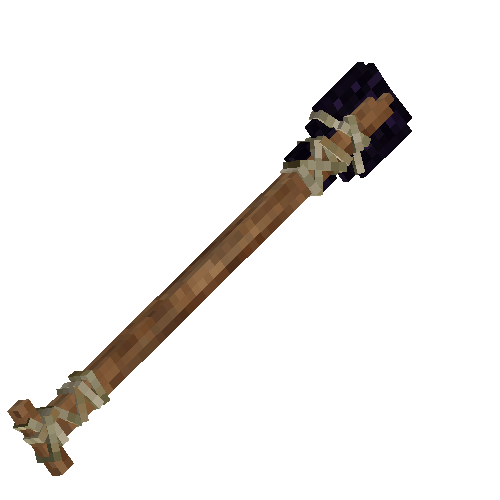 Obsidian shovel