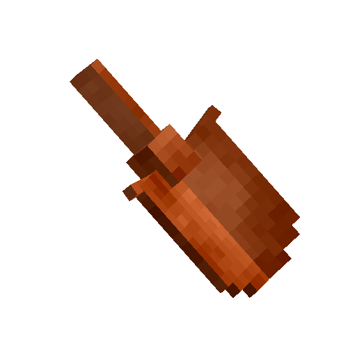 Copper shovel head
