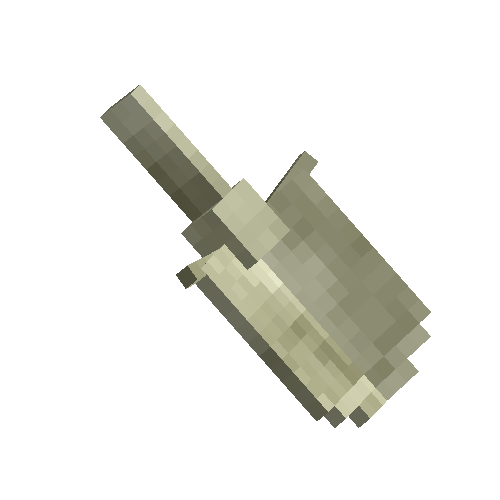 Silver shovel head