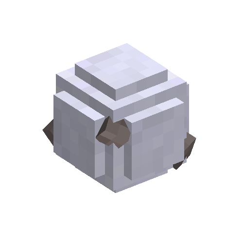 Scoria stone in snowball