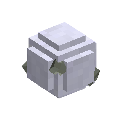 Suevite stone in snowball