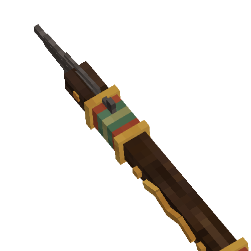 Ornate gold spear