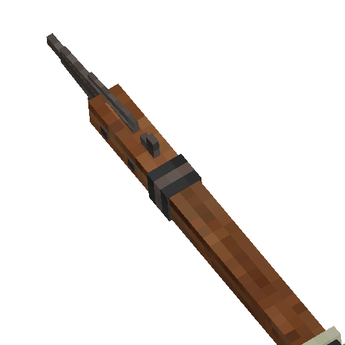 Ornate silver spear
