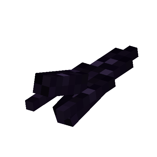Obsidian spear head